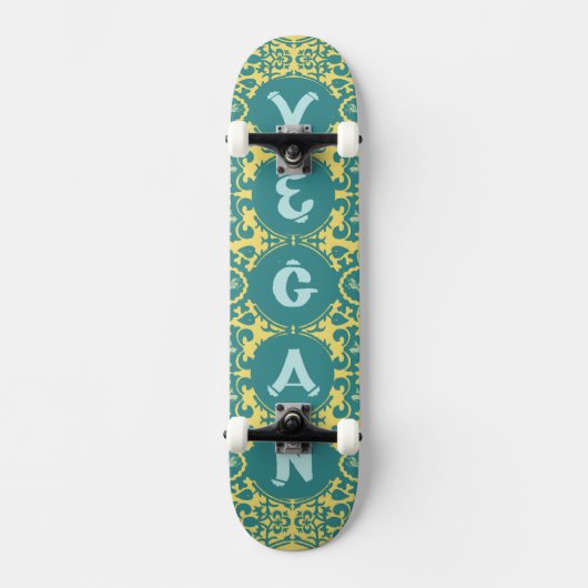 Vegan aan boord persoonlijk skateboard (Voorkant)