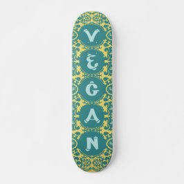Vegan aan boord persoonlijk skateboard