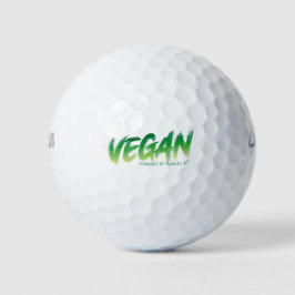 Vegan - aangedreven door planten golfballen