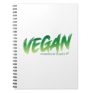 Vegan - aangedreven door planten notitieboek