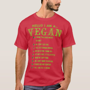 Vegan Activism Funny Pro Vegan Checklist T-shirt
