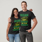 Vegan activisme Omdat ik mijn hart volg T-shirt (Unisex)