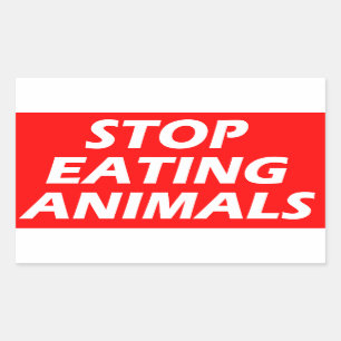Vegan Activisme Stickers Bespaar de dieren