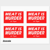 Vegan | Activisme Stickers | Bespaar de dieren (Vel)