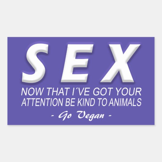 Vegan | Activisme Stickers | Bespaar de dieren (Voorkant)