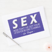 Vegan | Activisme Stickers | Bespaar de dieren (Envelop)