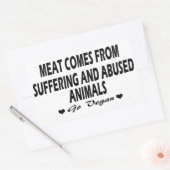 Vegan | Activisme Stickers | Bespaar de dieren (Envelop)