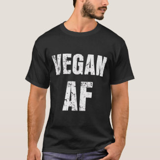 Vegan Af Funny Gezegde Hoodie Sweater Mannen Vrouw T-shirt