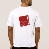Vegan Alert. Plant T-shirt (Achterkant)