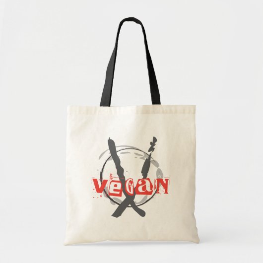 Vegan Anarchist Tote Bag (Voorkant)