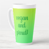 "Vegan and Proud" Latte Mok (Linkerhoek)