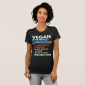 Vegan Animal Rights Protect Earth Health Planet T-shirt (Voorkant volledig)