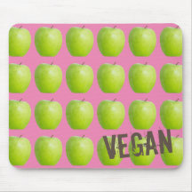 Vegan Apple Pattern for Vegetarian Fruit lover