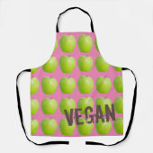Vegan Apple Pattern for Vegetarian Fruit lover Schort (Voorkant)