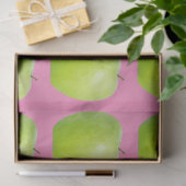 Vegan Apple Pattern for Vegetarian Fruit lover Tissuepapier (Geschenk)