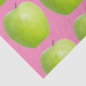 Vegan Apple Pattern for Vegetarian Fruit lover Tissuepapier (Detail)