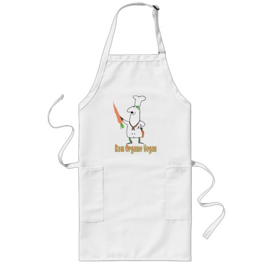 Vegan Apron Lang Schort (Voorkant)