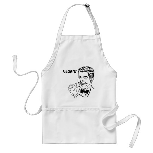 Vegan apron standaard schort (Voorkant)
