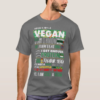Vegan Athlete Vegetable Veggies Lover Plant Based  T-shirt