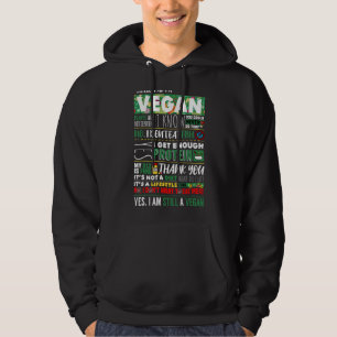 Vegan Athlete Vegetable Veggies Plant Hoodie