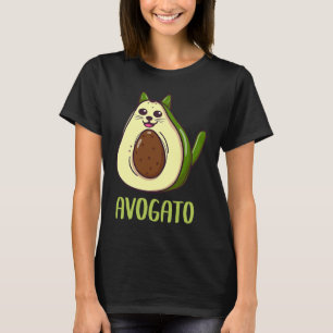 Vegan Avocado Ca  Kat Vader Moeder Avogato Cinco D T-shirt
