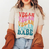 Vegan Babe Pastel Groovy groenten liefhebber Trui