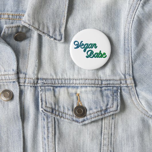 Vegan Babe Ronde Button 5,7 Cm (In situ)