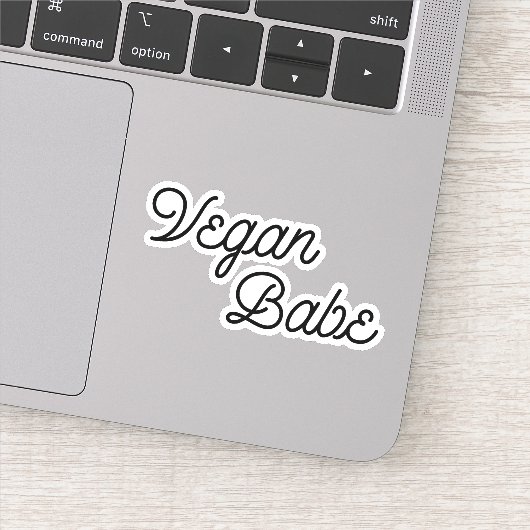 Vegan Babe Sticker (Detail)