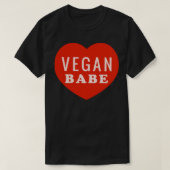 Vegan Babe T-shirt (Design voorkant)