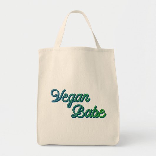 Vegan Babe Tote Bag (Voorkant)