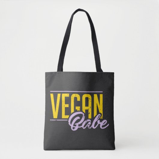 Vegan Babe Tote Bag (Voorkant)