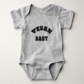 Vegan Baby - hogeschool Romper (Voorkant)