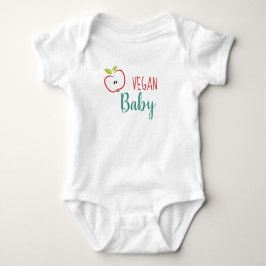 Vegan Baby Schattig Appel Romper