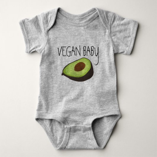 Vegan Baby uit één stuk Romper (Voorkant)