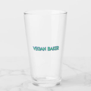 Vegan Baker Glass Cup Glas