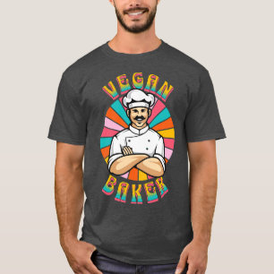 Vegan bakker bakken vegan 2 t-shirt