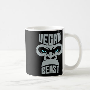 Vegan Beast Workout Spier Gorilla Gym Bodybuilding Koffiemok