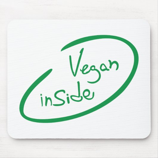 Vegan Binnen Muismat (Voorkant)