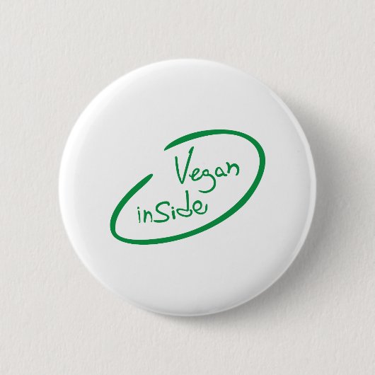 Vegan Binnenin Ronde Button 5,7 Cm (Voorkant)
