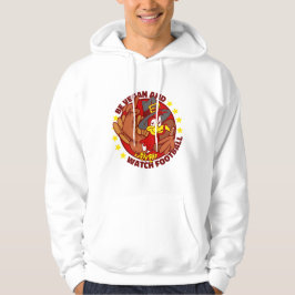 vegan blij thanksgiving turkije - football hoodie