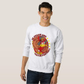 vegan blij thanksgiving turkije - football trui (Voorkant volledig)