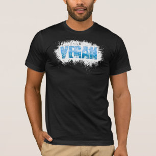 Vegan blue fantastisch t-shirt