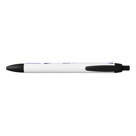 Vegan Blue Fish Logo Pen (Achterkant)