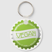 Vegan Bottlecap Sleutelhanger (Voorkant)