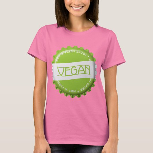 Vegan Bottlecap T-shirt (Voorkant)