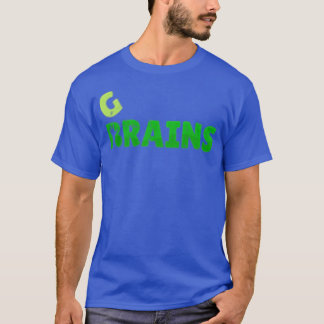 Vegan Brain en Grain Veggies houden van Vegetarian T-shirt