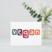Vegan Briefkaart (Staand voorkant)