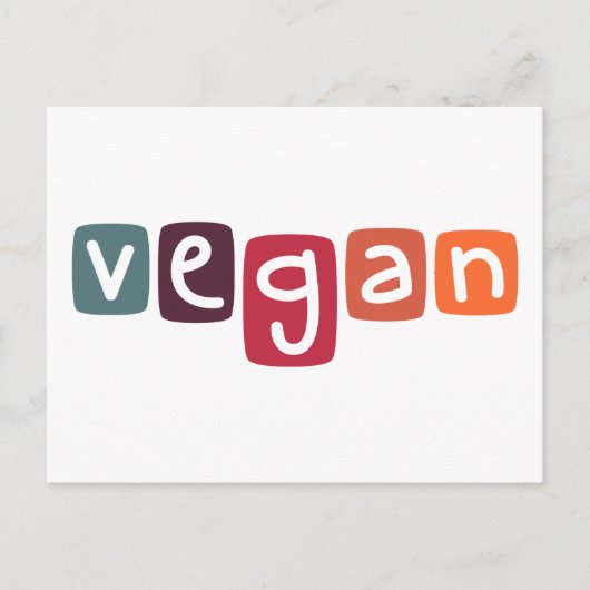 Vegan Briefkaart (Voorkant)
