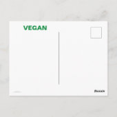 VEGAN BRIEFKAART (Achterkant)