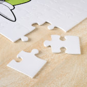 Vegan Broccoli op Muziek met Guitar Legpuzzel (Zijkant)